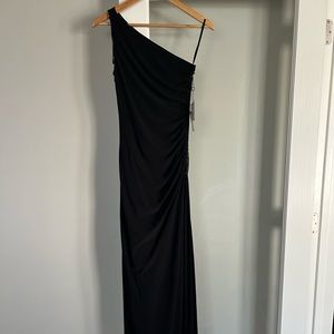 One shoulder dress by Laundry.